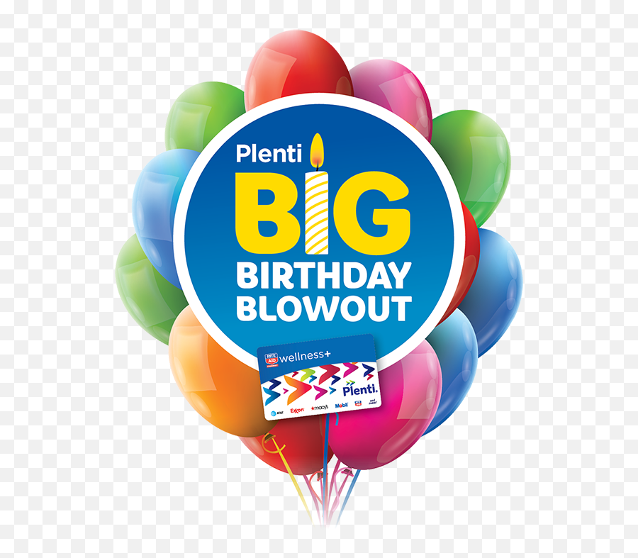Download Plenti Birthday Bash - Balloon Png,Birthday Bash Png