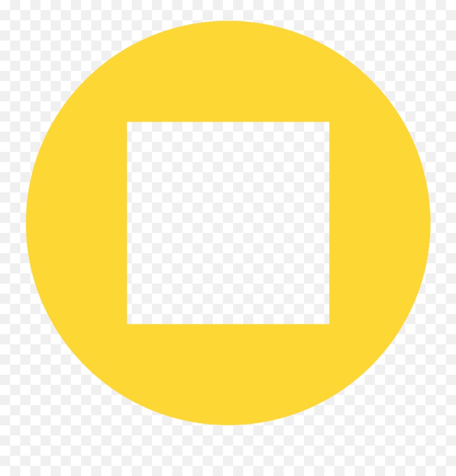 Eo Circle Yellow Square - Media Player Stop Button Png,Yellow Square Png