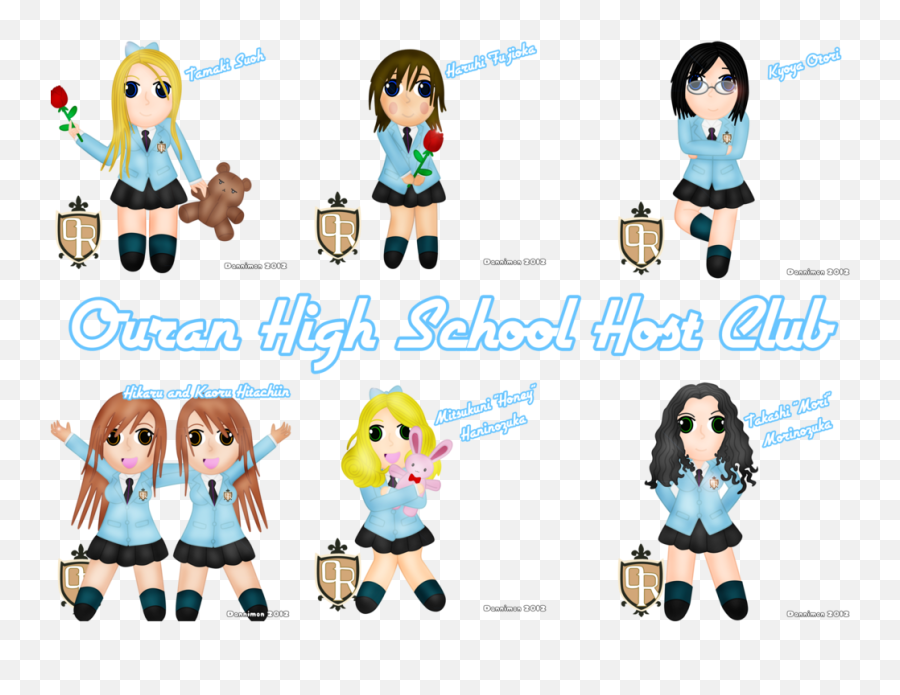 Ouran Highschool Host Club Gender Swap Png Logo
