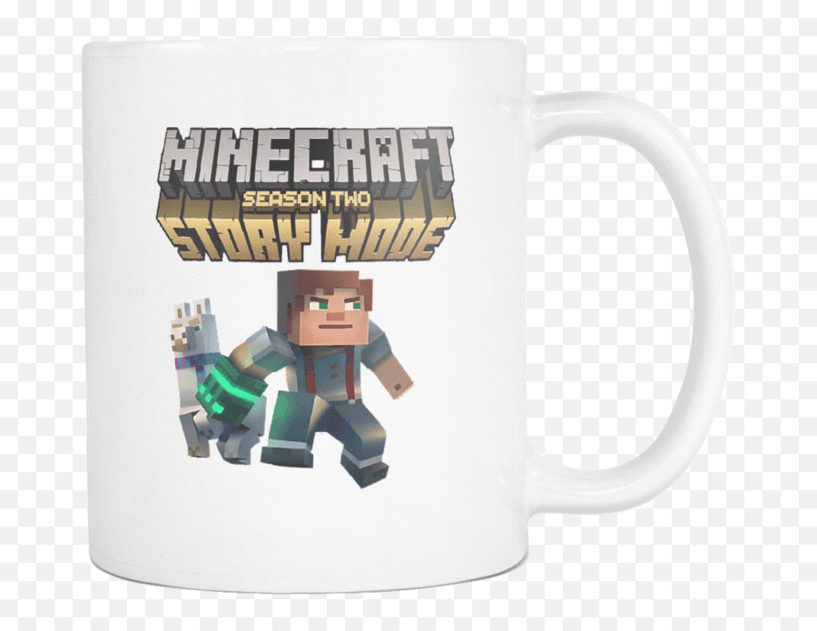 Gilf Coffe Mug - Minecraft Story Mode Png,Minecraft Story Mode Logo