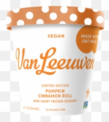 Oat Pumpkin Cinnamon Roll Noshcom - Van Leeuwen Ice Cream Png,Cinnamoroll Transparent
