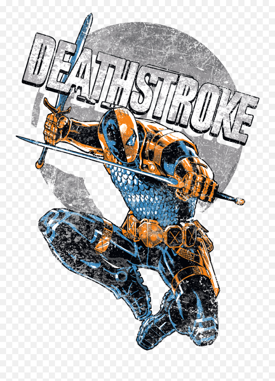 Justice League Deathstroke Retro Womenu0027s T - Shirt Poster Png,Deathstroke Png