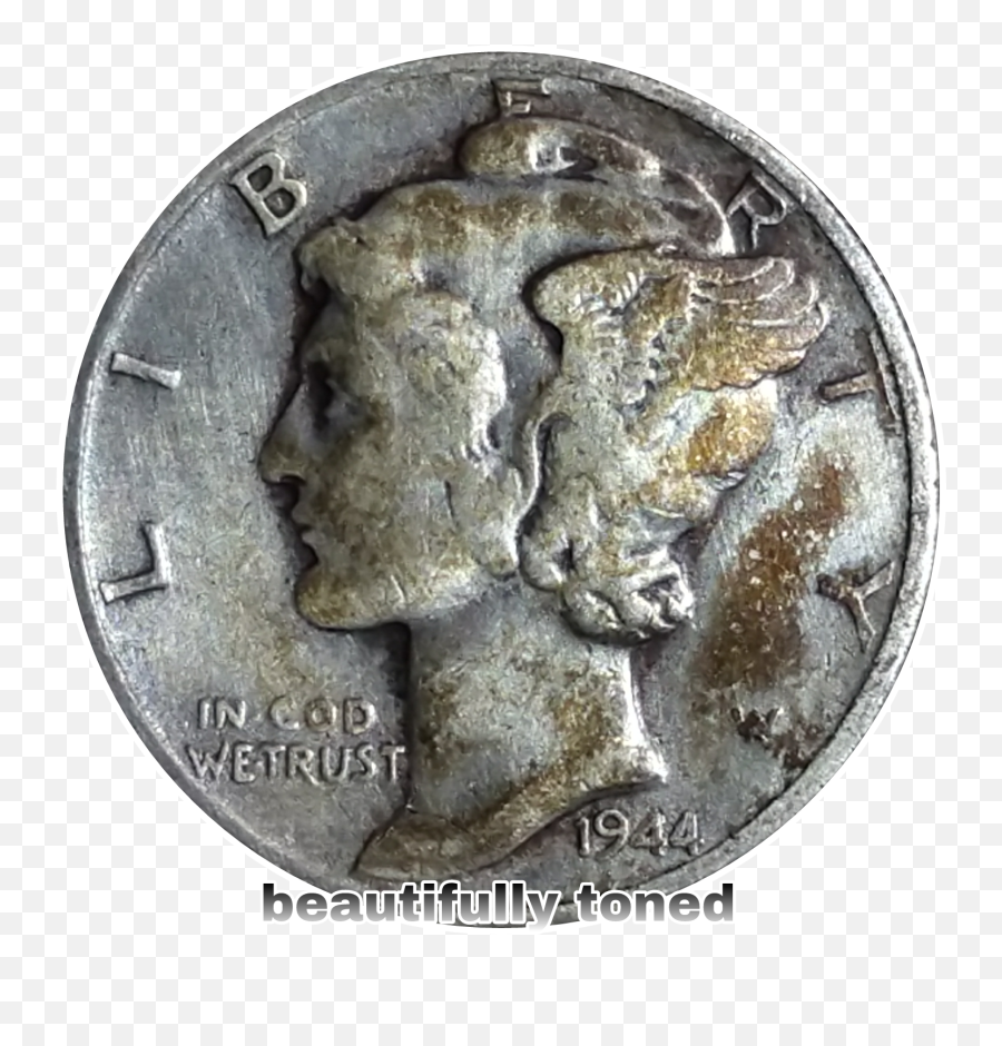 Beautifully Toned 1944 Mercury Dime Coin Talk - Dime Png,Dime Png
