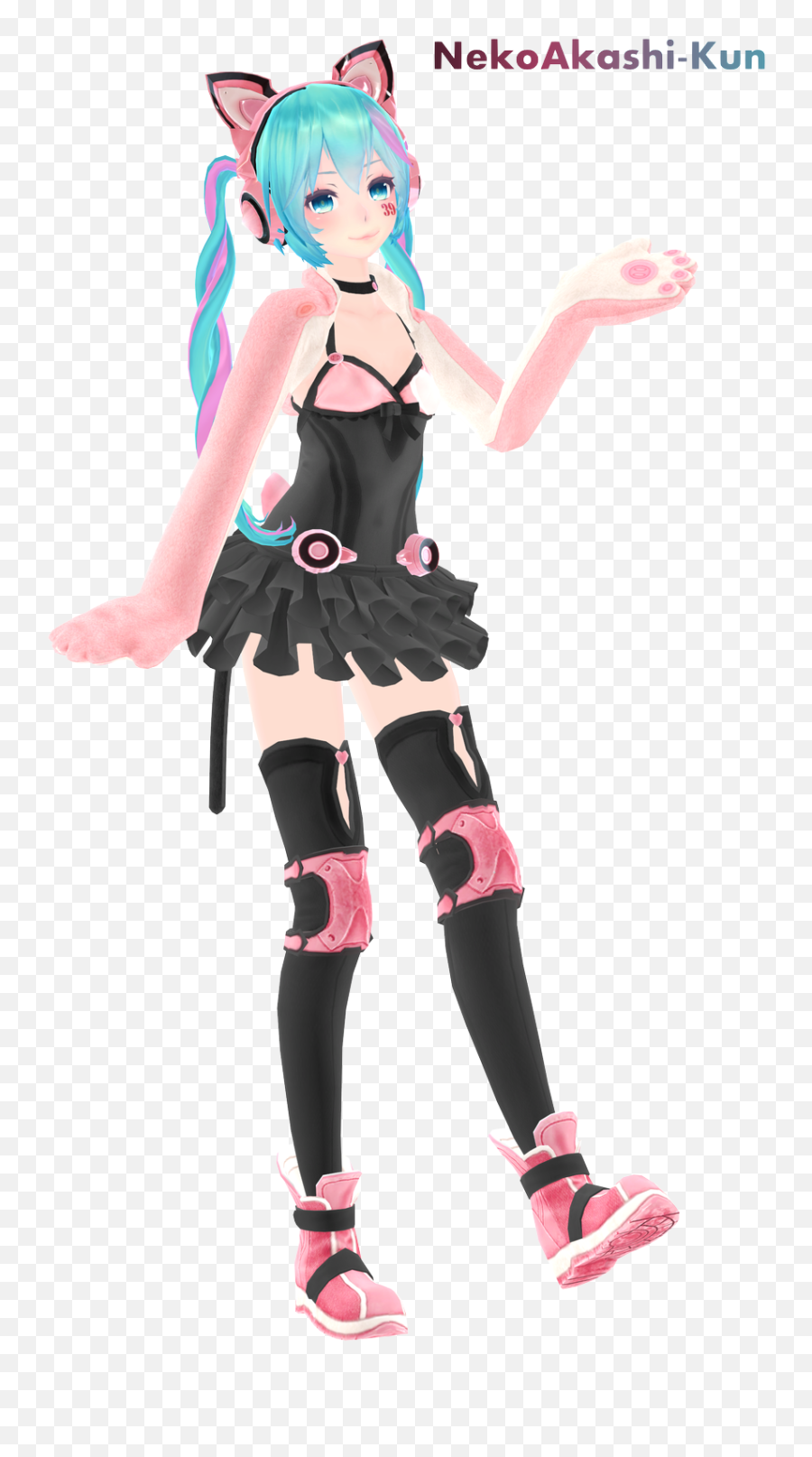 Neko Girl Png - Mmd Tda Lucky Miku,Chloe Bennet Icon