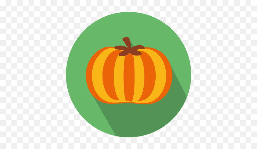 Pumpkin Flat Circle Icon - Transparent Png U0026 Svg Vector File Pumpkin In A Circle,Pumpkin Png Transparent