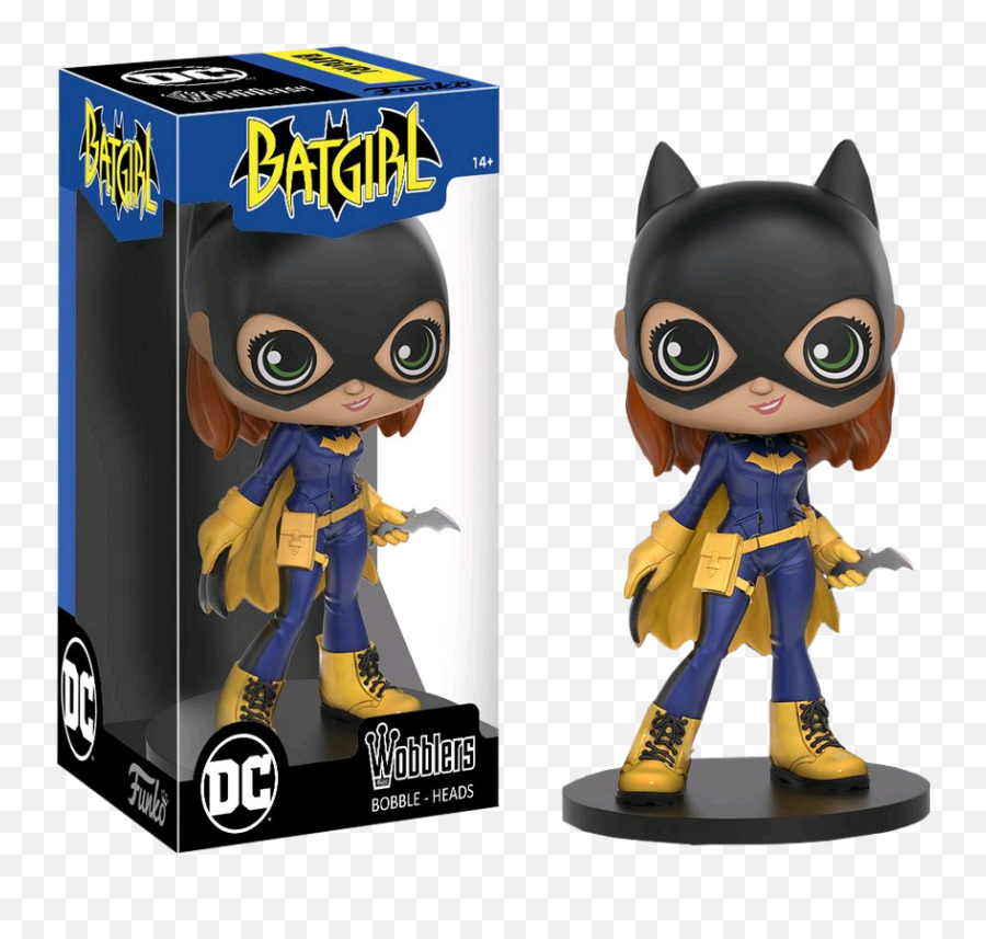 Batgirl Wobbler Bobble Head Batman Funko Popcultcha - Batgirl Funko Png,Batgirl Png