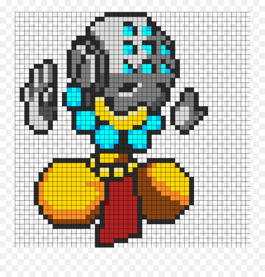 Adorable Spray Zenyatta - Overwatch Perler Bead Pattern Pixel Art Pixel Art Overwatch Png,Zenyatta Png