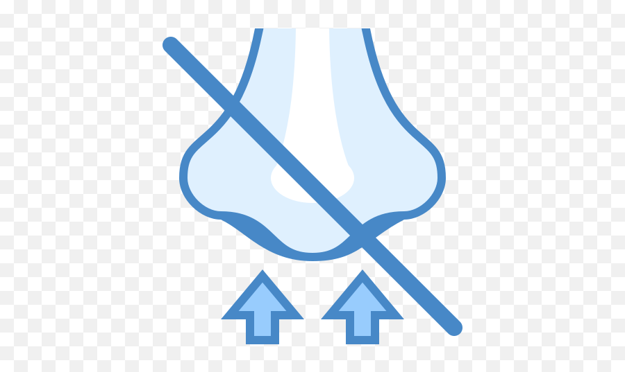 Odor Icon In Blue Ui Style - Do Not Smell Icon Png,Smell Icon