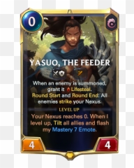 Yasuo Rework Rcustomlor - Legends Of Runeterra png
