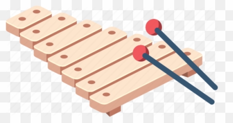 U0027music Instruments Audio Isometric Setu0027 By Alex Ist - Wood Png,Xylophone Png