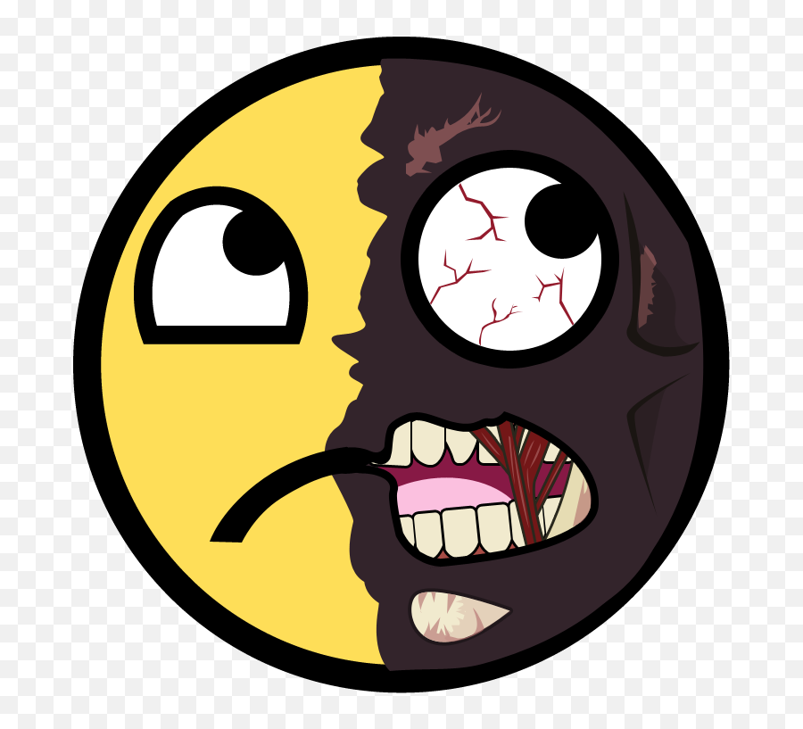 Smiley Two - Awesome Face Png,Epic Face Transparent