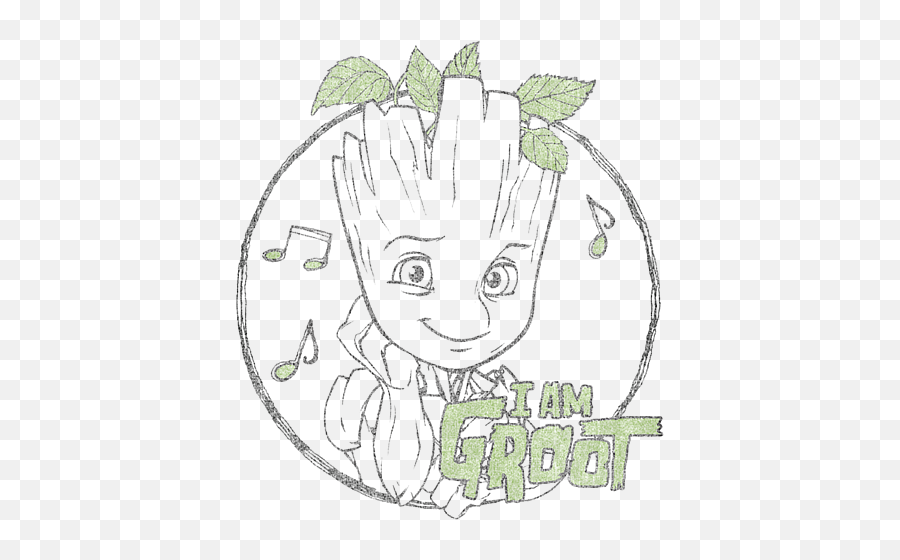 Marvel Guardians Of The Galaxy I Am Groot Outline Portable Battery Charger - Fictional Character Png,Guardians Of The Galaxy Png Icon