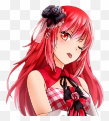 Steam Community Huniepop - Red Hair Gamer Anime Girl png