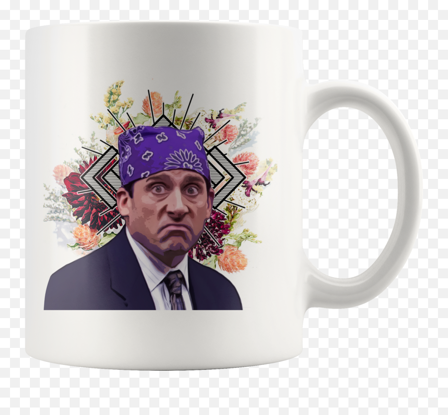 Prison Mike Coffee Mug Michael Scott The Office Tv Show - Meme Shower Curtain Png,Tommy Wiseau Icon