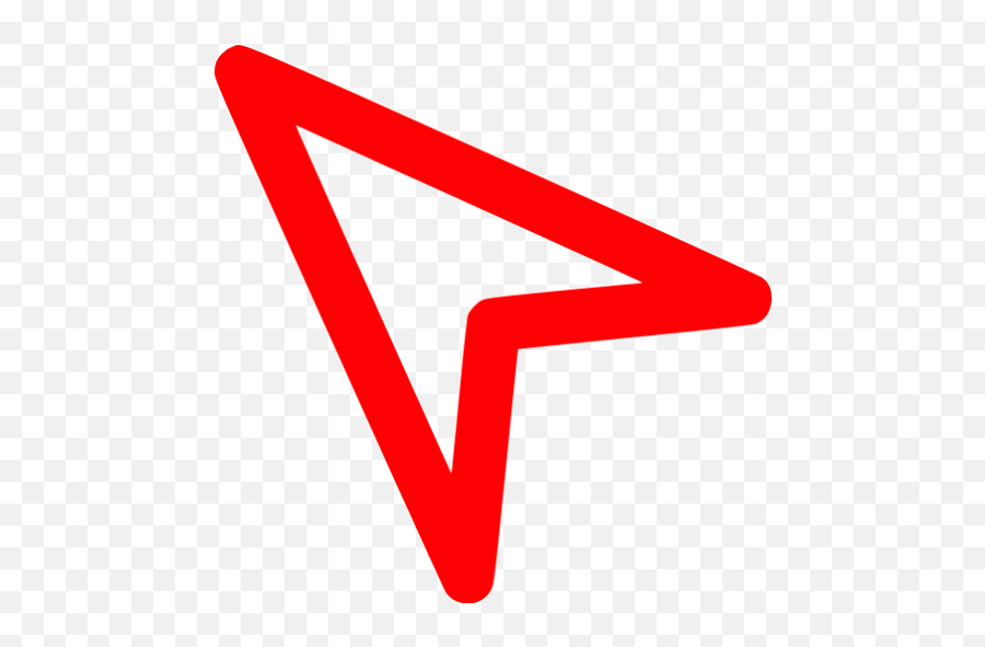 Red Cursor 3 Icon - Free Red Cursor Icons Red Cursor Png,Curser Icon