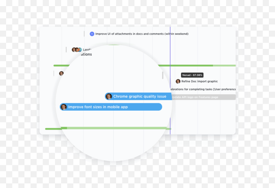 Gantt Chart View In Clickup - Dot Png,Gantt Chart Icon