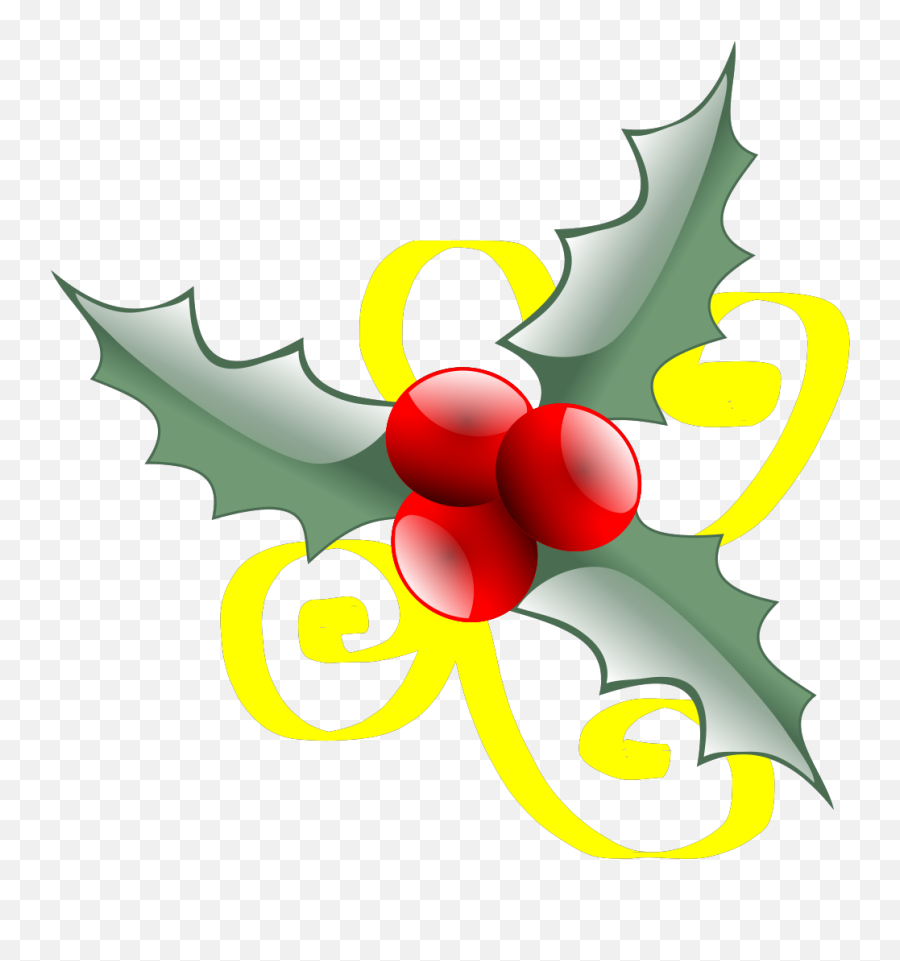 Christmas Ornaments Png Svg Clip Art For Web - Download Christmas Decorations Clipart Small,Holly Icon