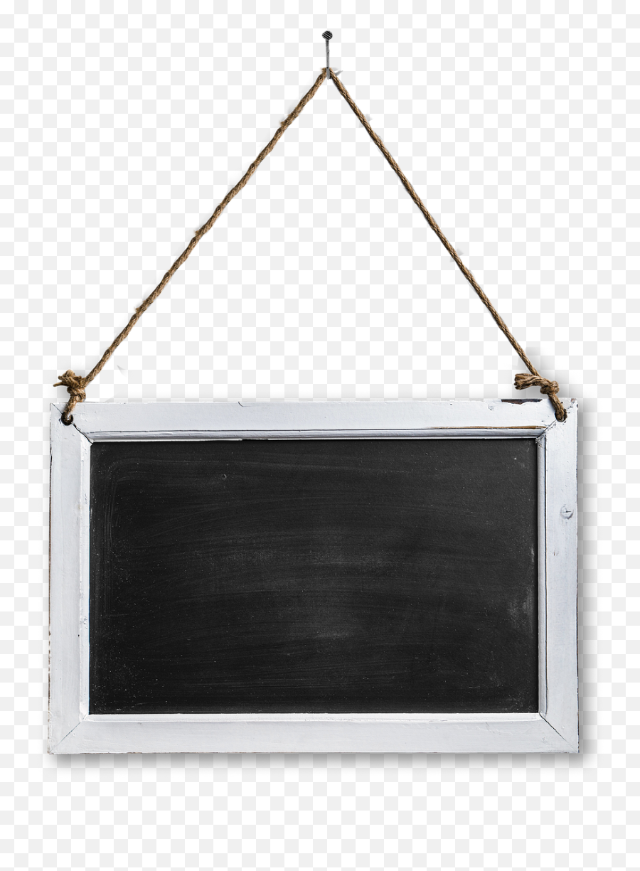 Chalkboard Sign Hanging - Hanging Chalkboard Sign Png,Hanging Wooden Sign Png