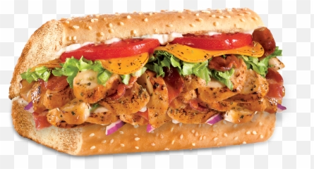 Chicken Sandwich Quiznos Meat - Sub Mushroom png