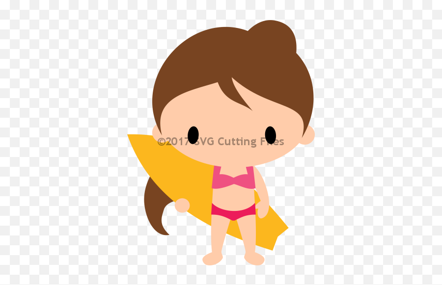 Kid Svg Files For Sure Cuts A Lot Scal - Surfer Girl Cute Png,Surfer Girl Icon