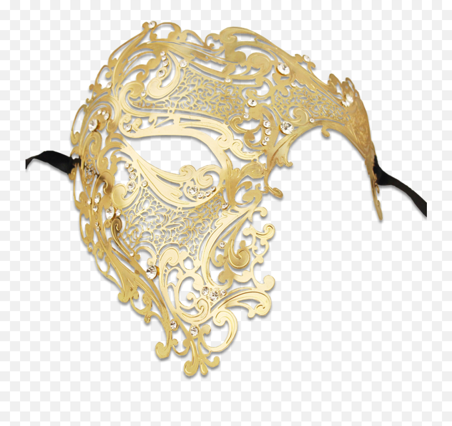 Phantom Of The Opera Half Face - Masquerade Ball Png,Phantom Of The Opera Mask Png