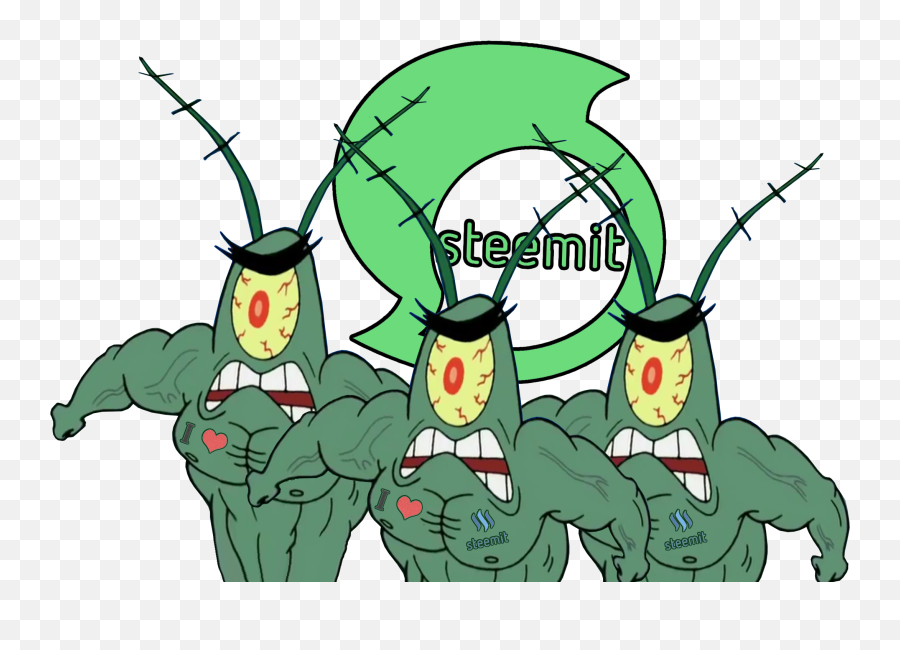 Free Upvotes U2014 Steemit - Cartoon Png,Plankton Png