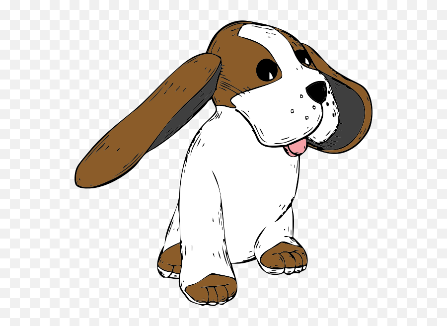 Beagle Dog Vector Image Free Svg - Big Ear Dog Clipart Png,Beagle Png