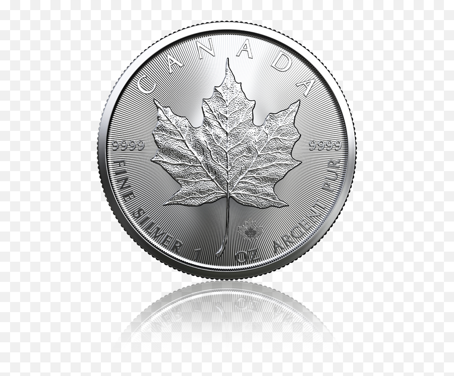 Maple Leaf 2020 - Canada 1 Oz Silver Coin 10oz Silver Canadian Maple Leaf Coin 2020 Png,Silver Coin Png