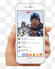 Facebook Live Screen Png 1 Image - Live Video