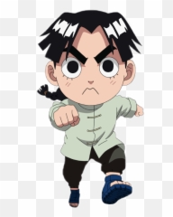Naruto Cute Chibi Rocklee Rock Lee - Rock Lee Chibi Png,Rock Lee Png