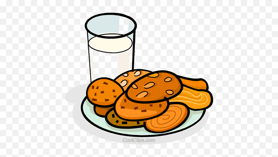 Glass Of Milk And A Plate Cookies Roy 617867 - Png,Christmas Cookies Png