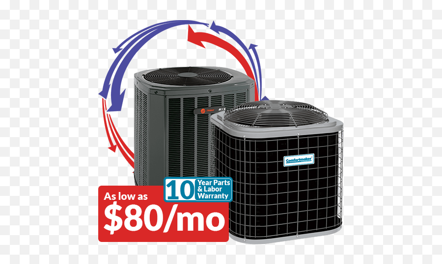 Hvac Company In Kingwood Madd Air Heating U0026 Cooling - Comfortmaker 4 Ton 14 Seer Png,Ac Png