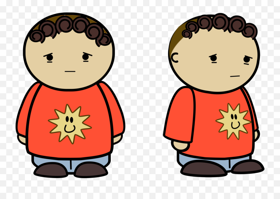 Vector Graphics Of Sad Comic Boy In Red Shirt Free Svg - Angry Comic Character Png,Red Shirt Png