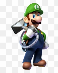 Luigi Mansion Transparent Png Clipart - With Poltergust 5000