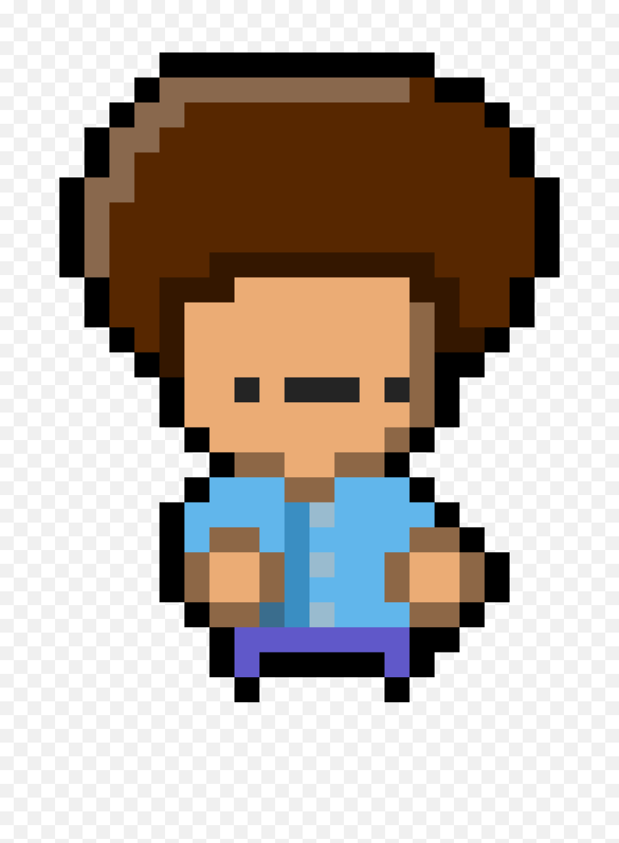 Bob Ross - Bob Ross Pixel Art Png,Bob Ross Png