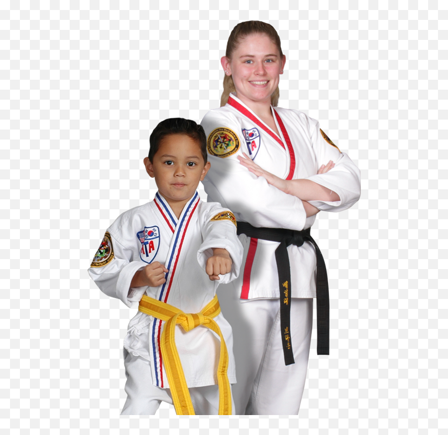 Teen Girl And A Young Boy Martial Arts - Karate Png,Martial Arts Png