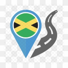 Jamaica Flag Icon - Location Flag Costa Rica Png,Jamaica Png