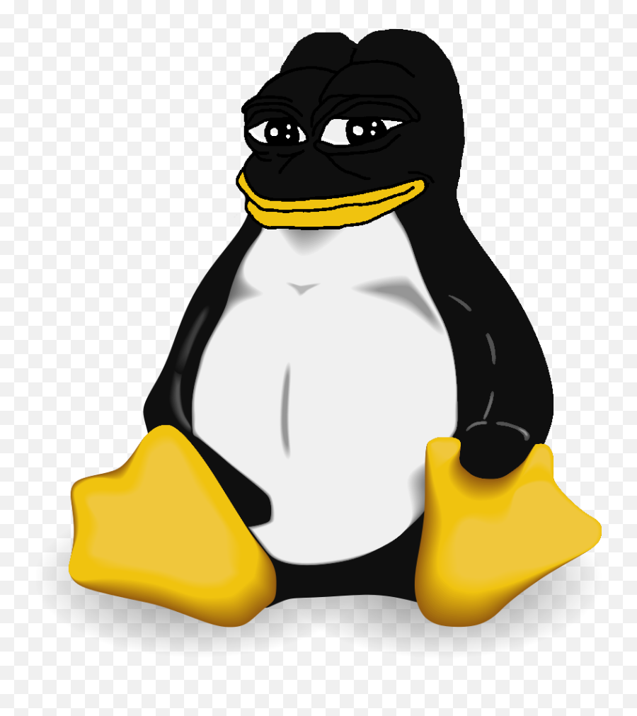 Smug Pepe Png - Linux Logo Hd Png,Feelsgoodman Png