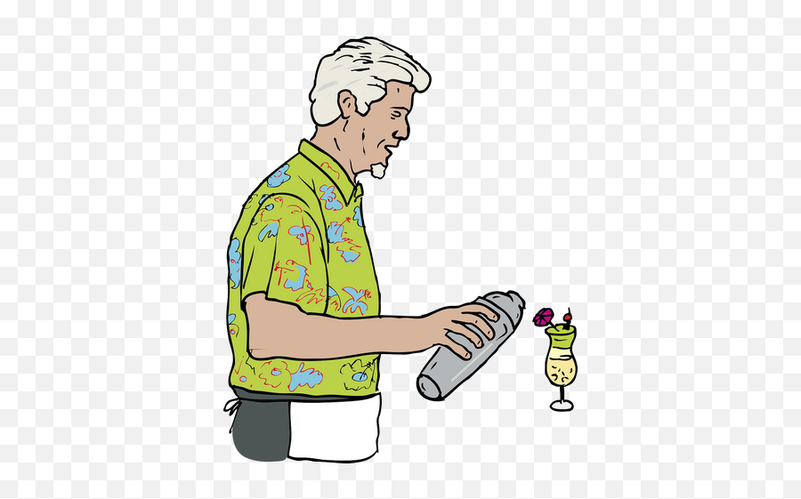 Liquor Barman Transparent Png Images - Old Bartender Clipart,Bartender Png