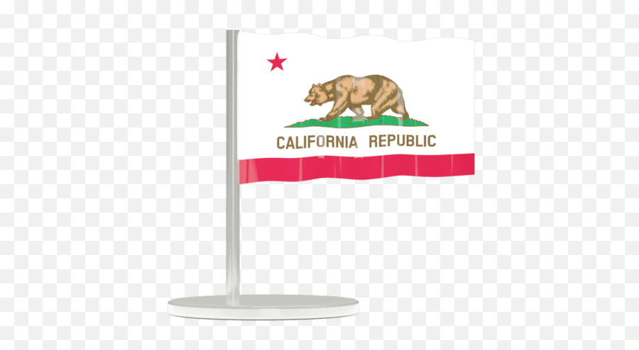 Flag Pin - New California Republic Flag Png,California Flag Png