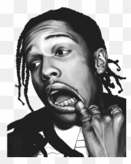 Asap Rocky Wallpaper Iphone - Asap Rocky Black And White Png,Asap Rocky Png