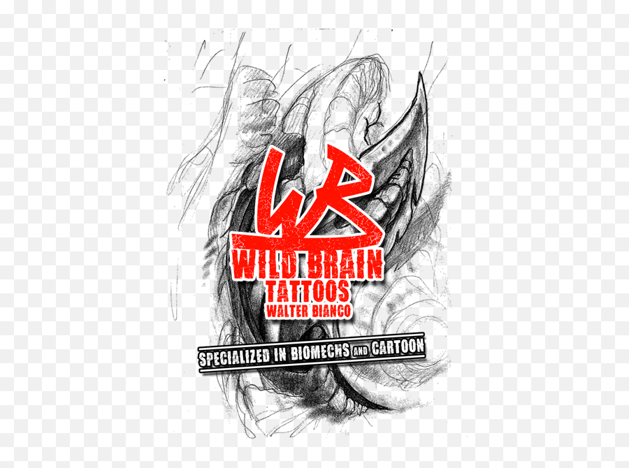 Wild Brain Tattoos - Illustration Png,Tatoos Png