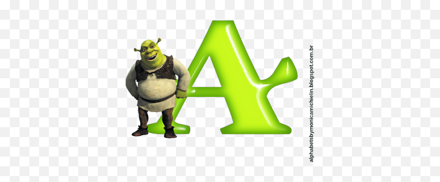 Shrek Alphabeto Png - Shrek Png Transparent,Shrek Png
