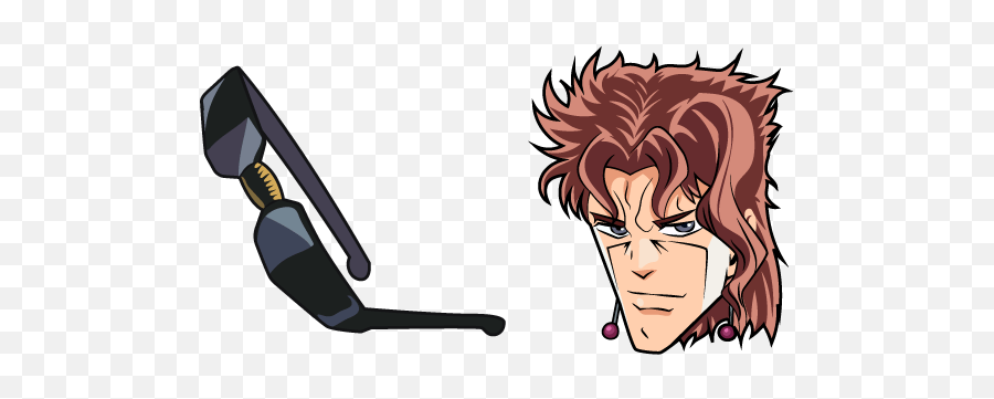 Jojou0027s Bizarre Adventure Noriaki Kakyoin Cursor U2013 Custom - Bizarre Adventure Cursors Png,Jojo's Bizarre Adventure Logo