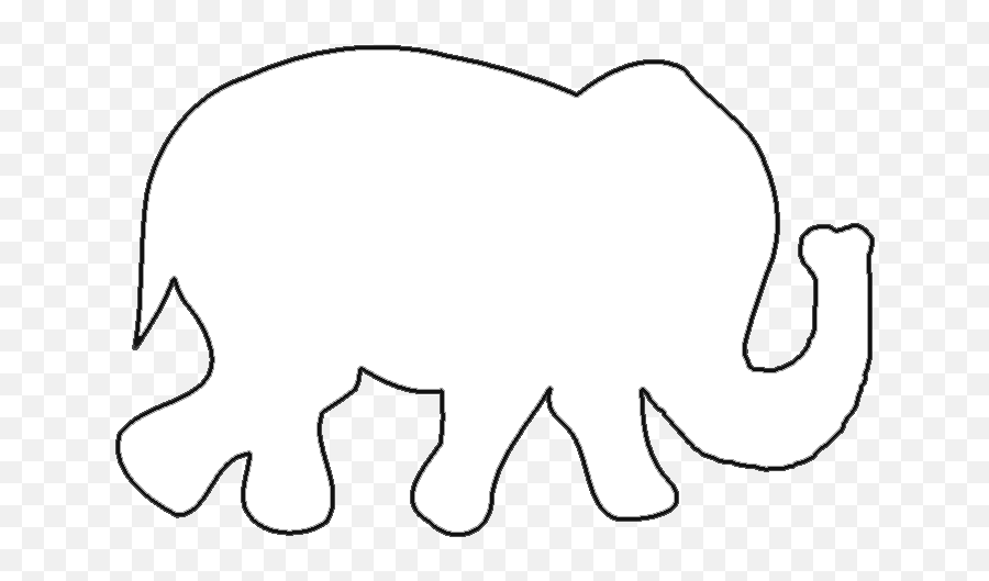 Whiteline Artelephantelephants And Ma 593903 - Png Elephant Blowing Trunk Outline,White Elephant Png