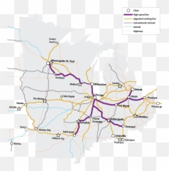 Four New High Speed Lines Radiating - Belle Plaine Mn Map Png,Anime Lines Png