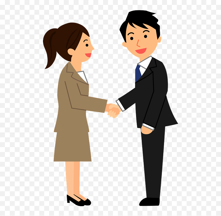 Business People Handshake Clipart Free Download Transparent - Cartoon Png,Business People Png