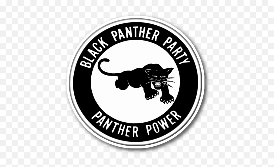 Black Panther Party Sticker - Black Panther Party Logo Png,Black Panther Logo