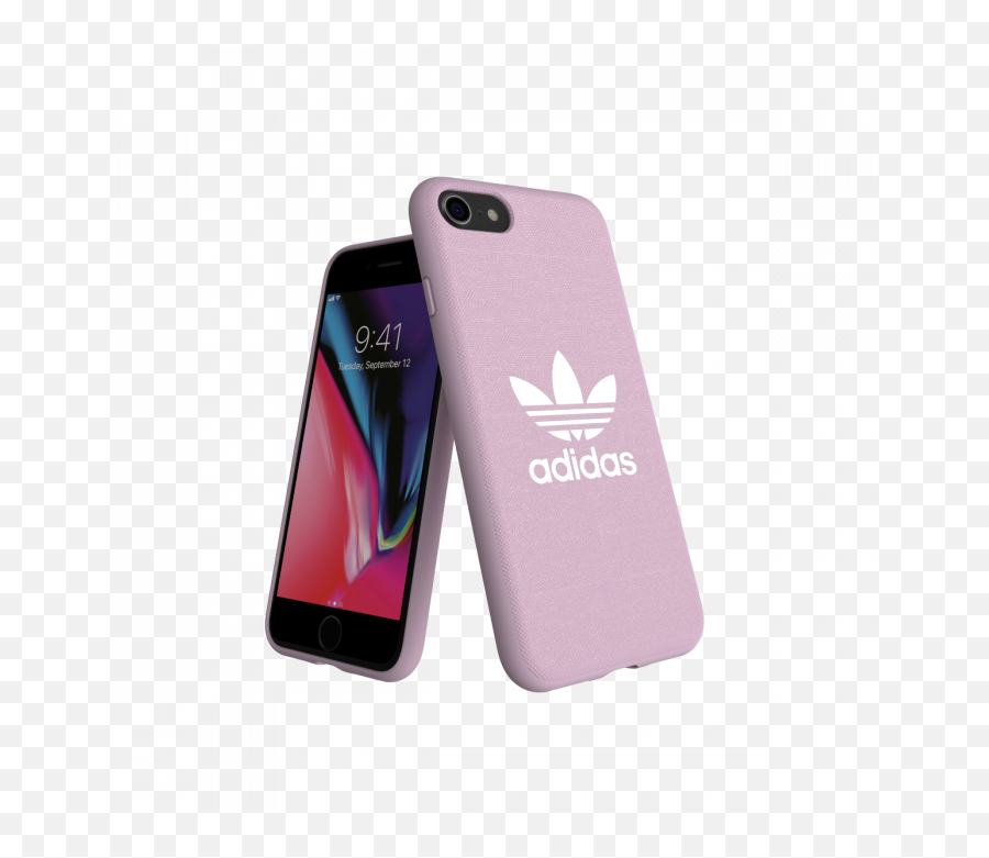 Trefoil Snap Case Pink White Iphone - Adidas Iphone 8 Case Yellow Png,White Iphone Png
