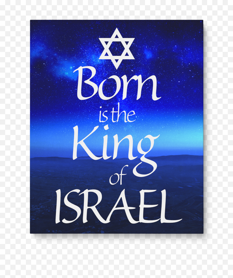 Download Israel Mountain Range And Stars Born Is The King - Poster Png,Mountain Range Png